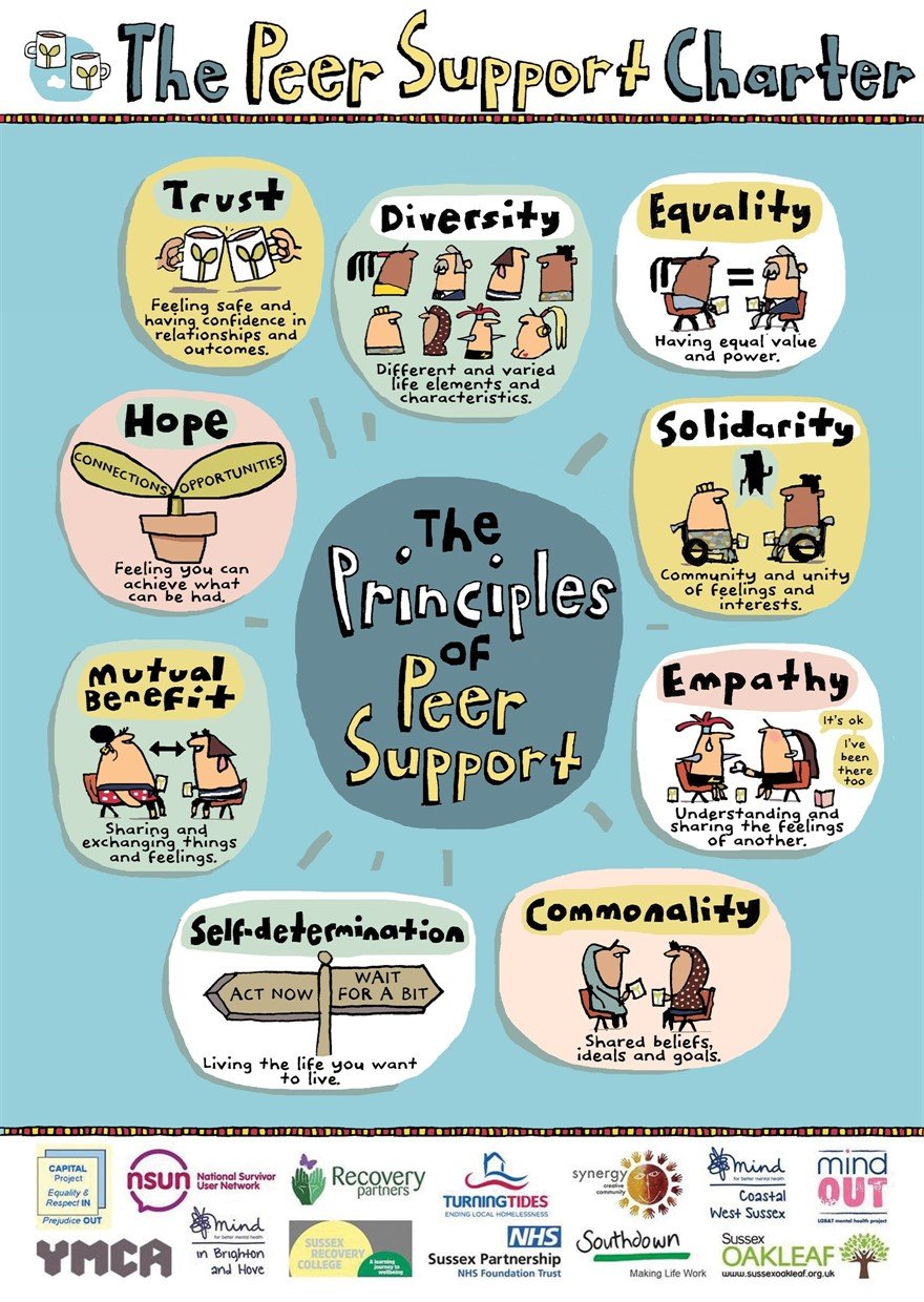 research on peer support